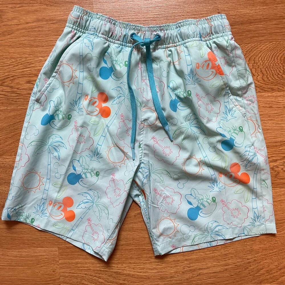 Disney Men's Mickey Swim Trunks XS